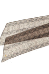 snake-print silk scarf