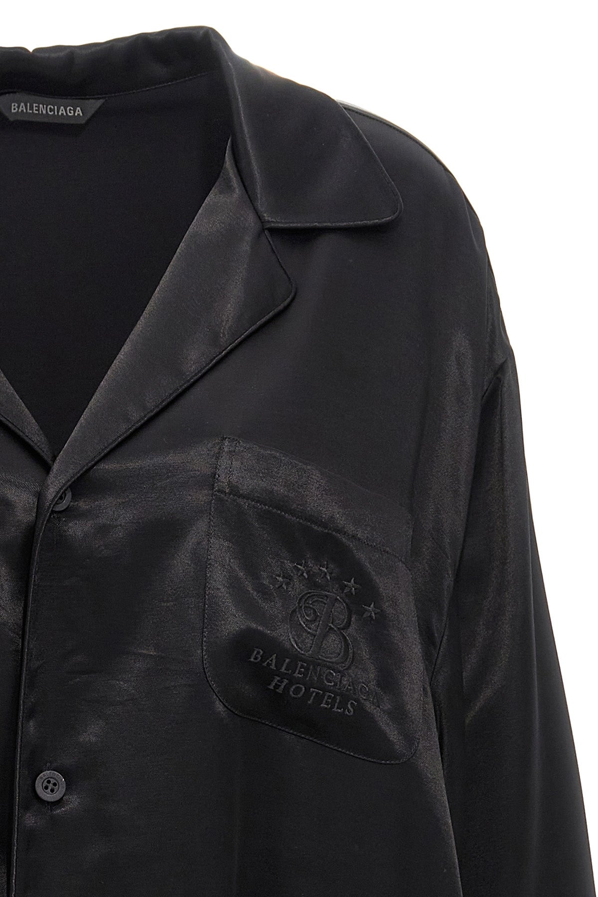 viscose and cupro blend shirt