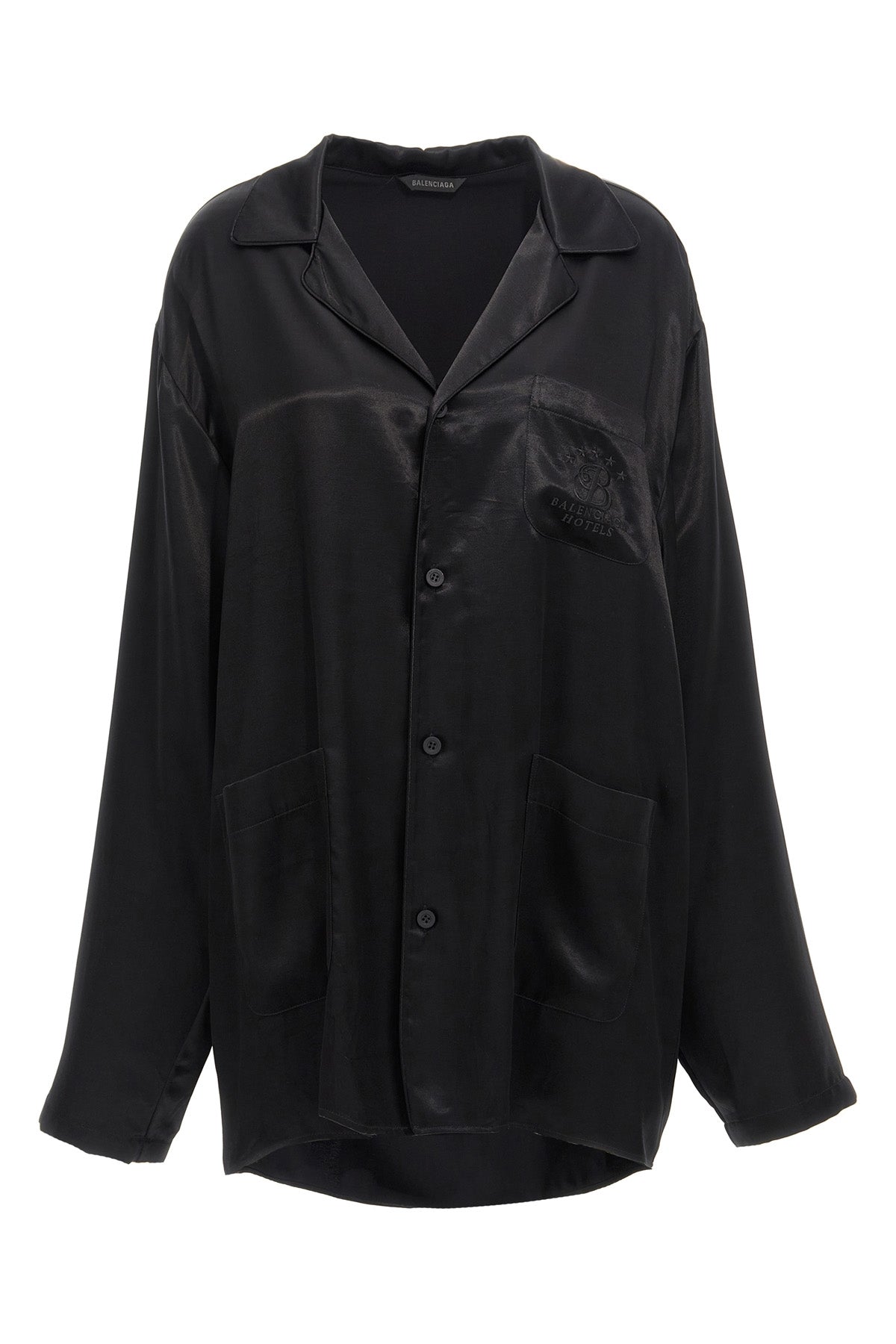 viscose and cupro blend shirt