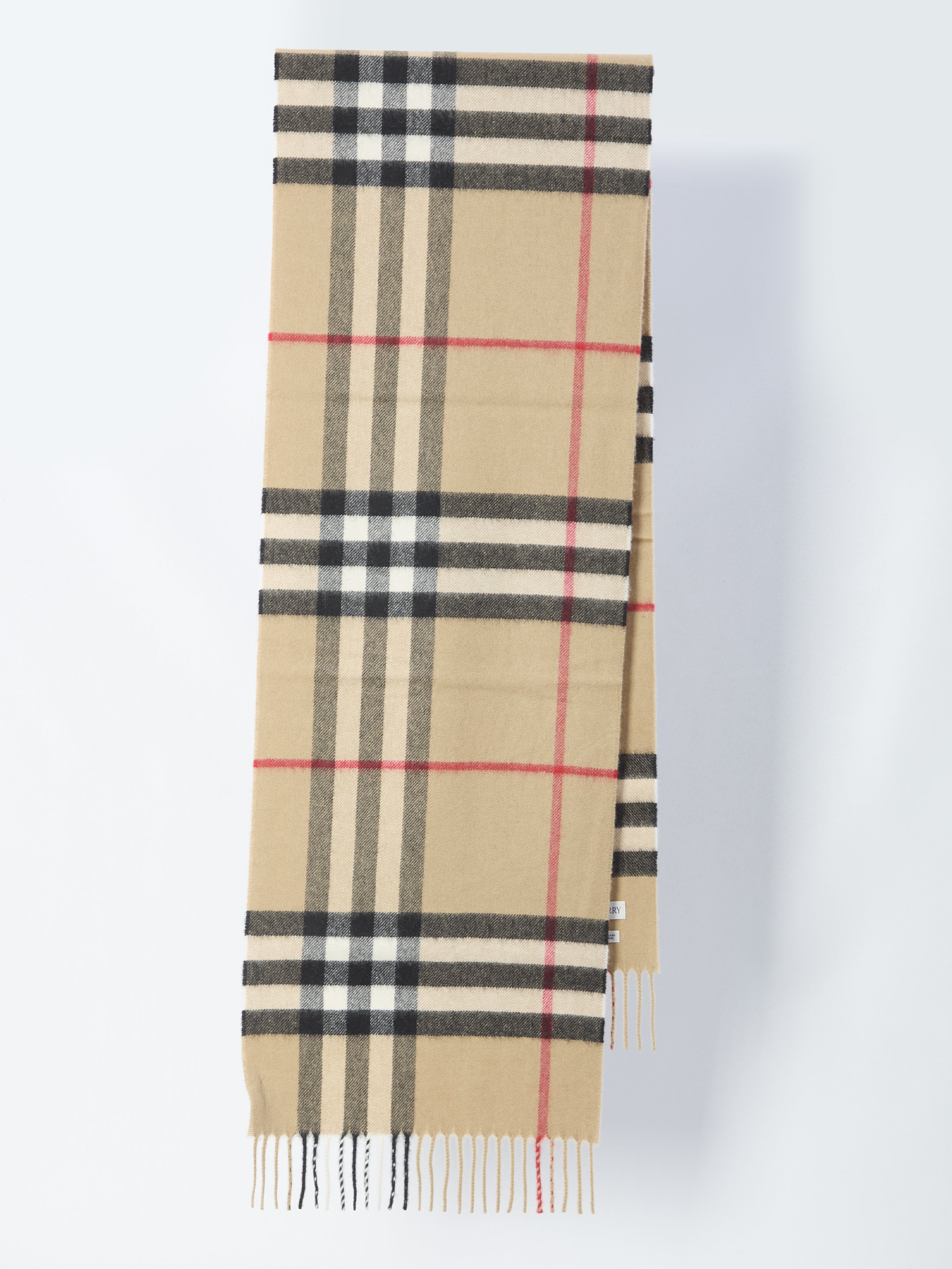 BURBERRY OS check scarf