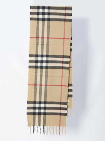 BURBERRY OS check scarf