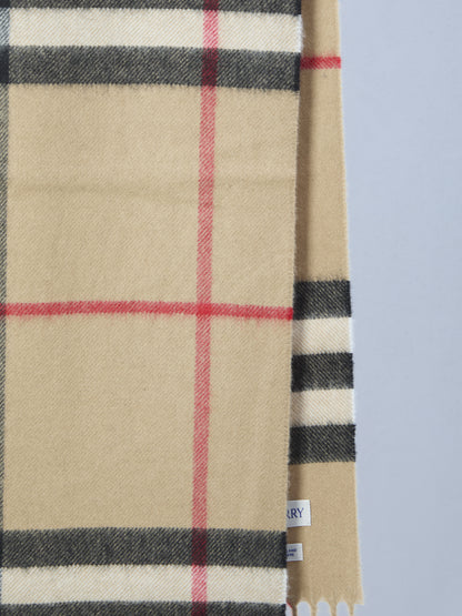 BURBERRY OS check scarf