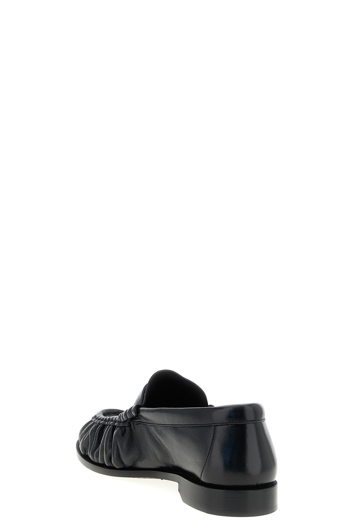 le loafer shiny leather loafers