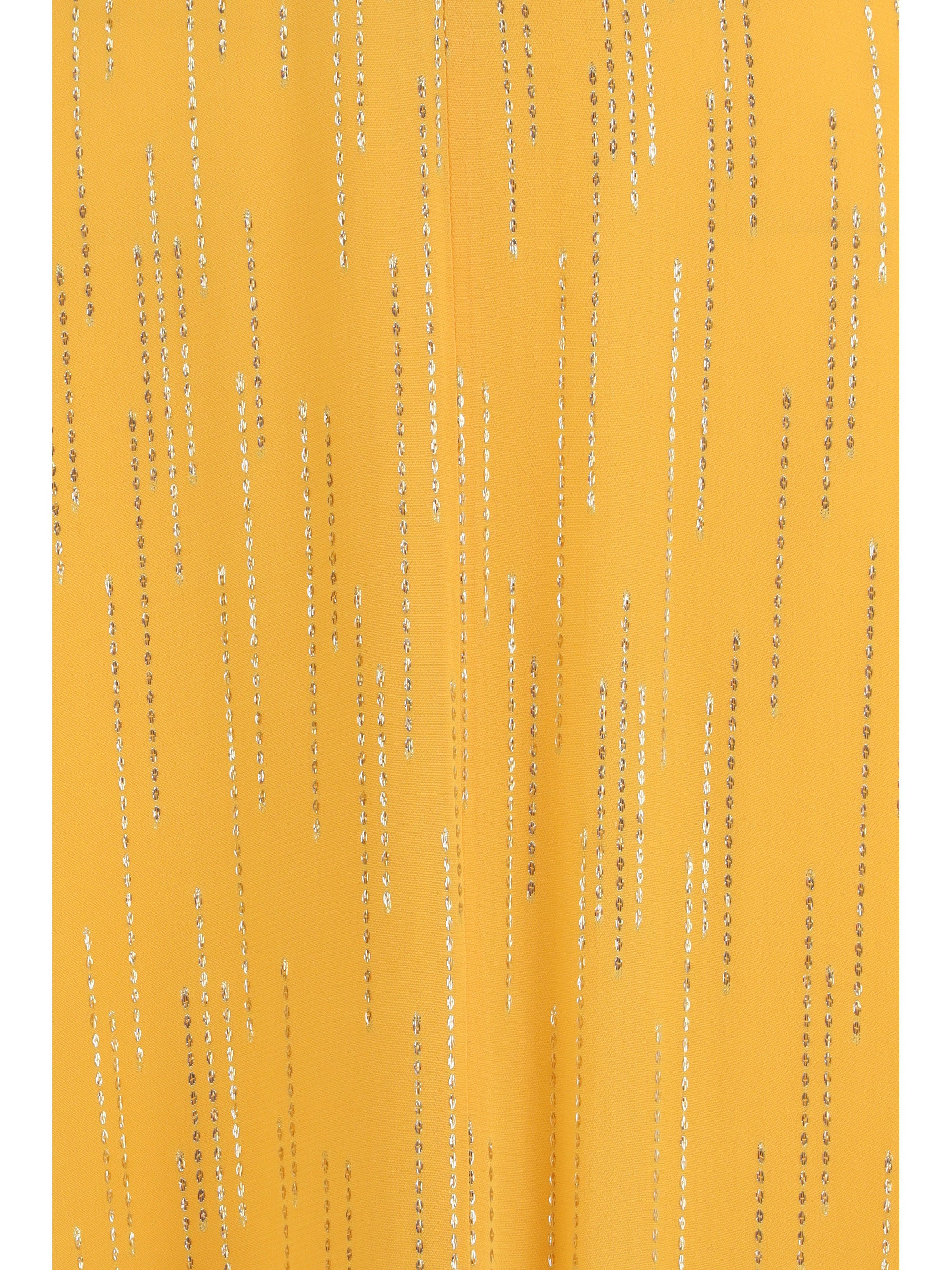 long v-neck dress