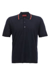 fine knitted wool polo shirt
