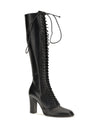 lace-up knee-high boots