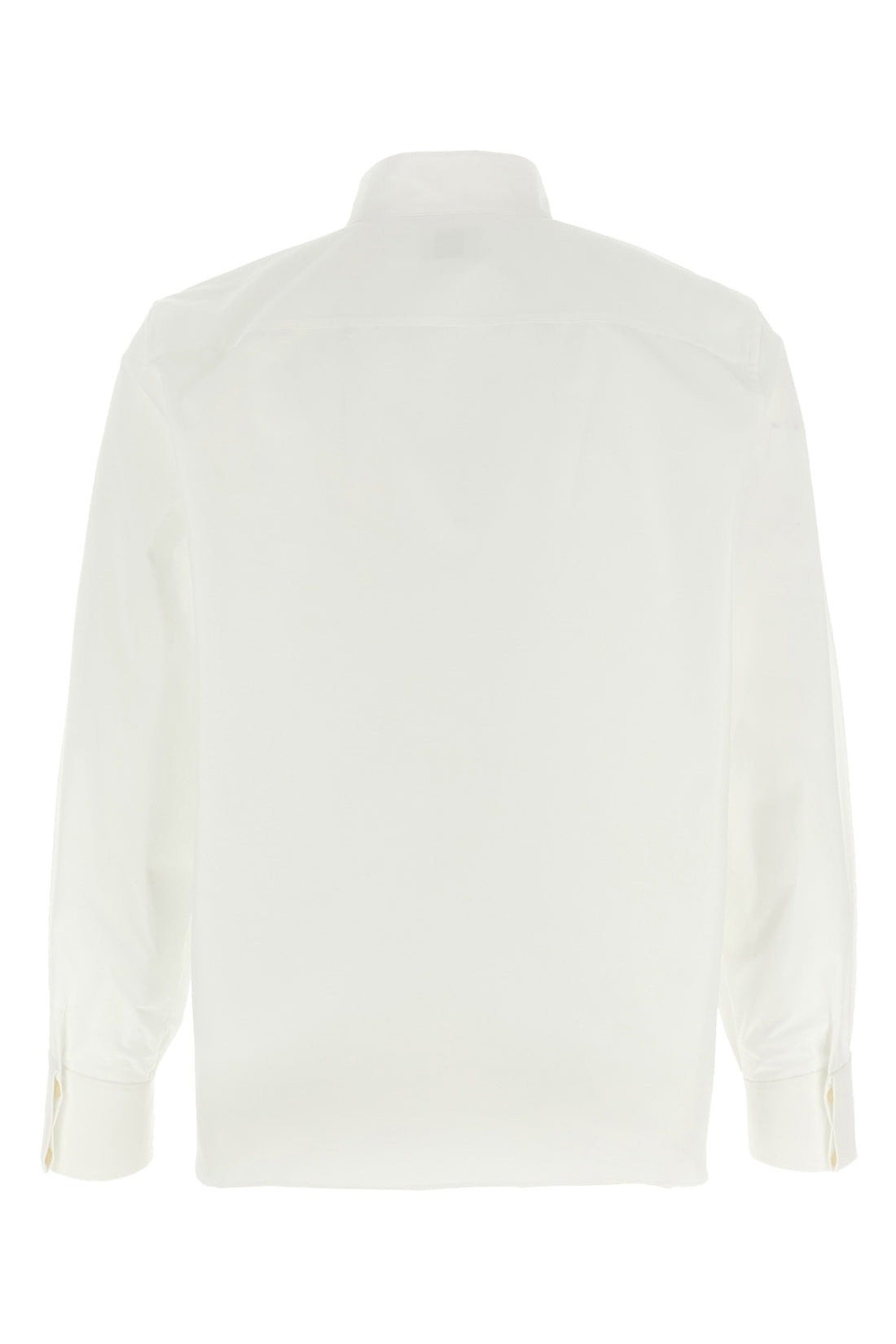 SAINT LAURENT 40 cm heavy cotton poplin shirt