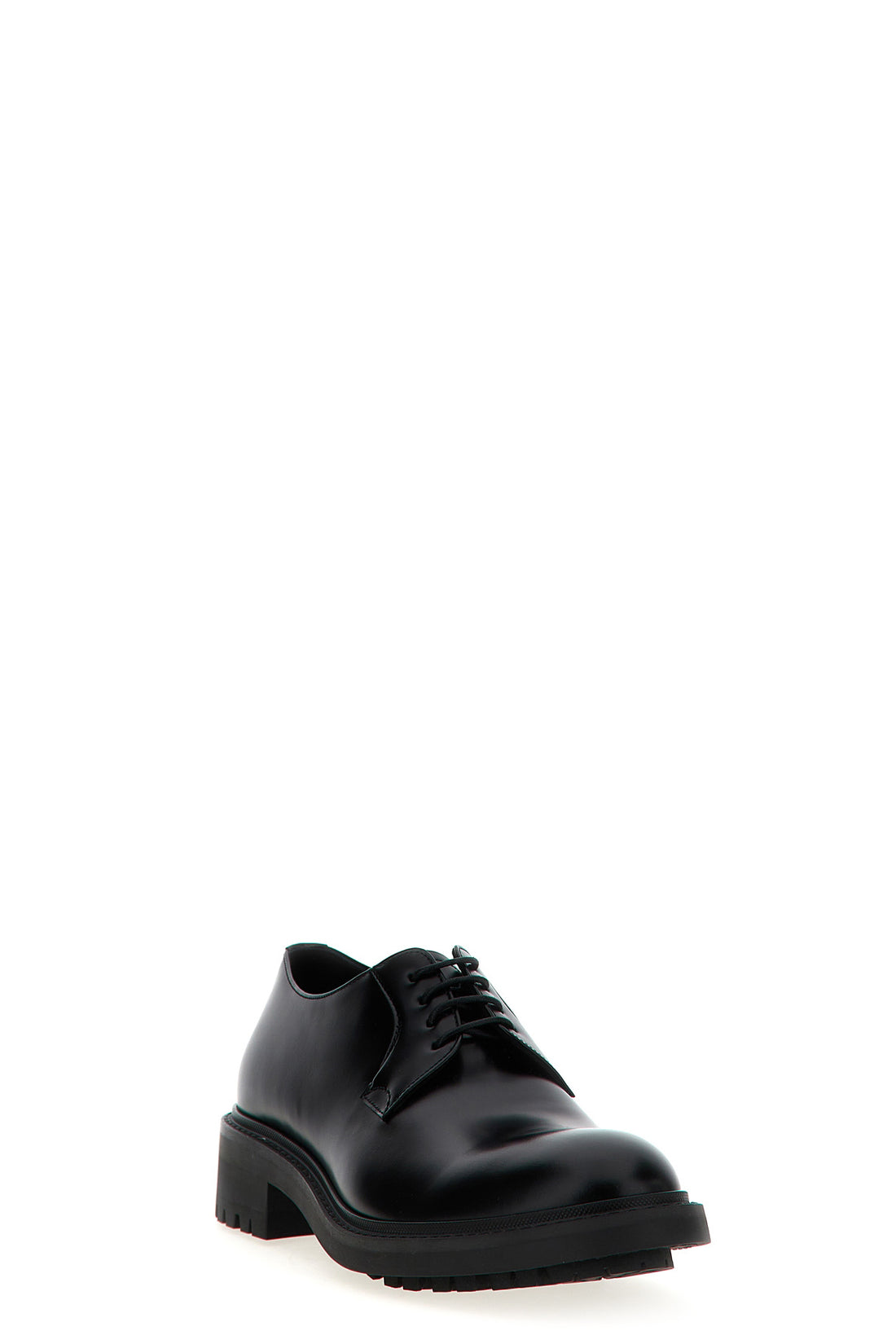 SAINT LAURENT 40 antoine leather lace up shoes