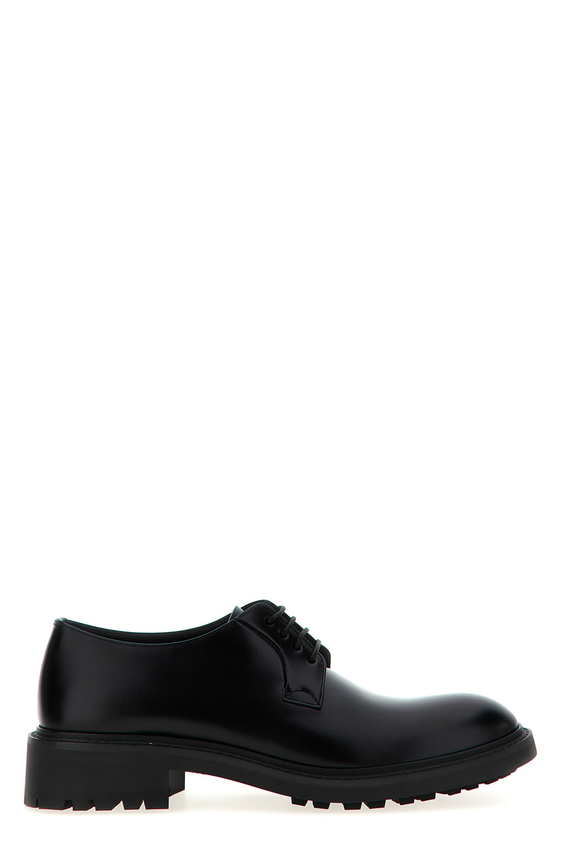 SAINT LAURENT 40 antoine leather lace up shoes