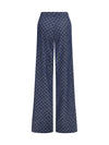 gg cotton jacquard denim pants