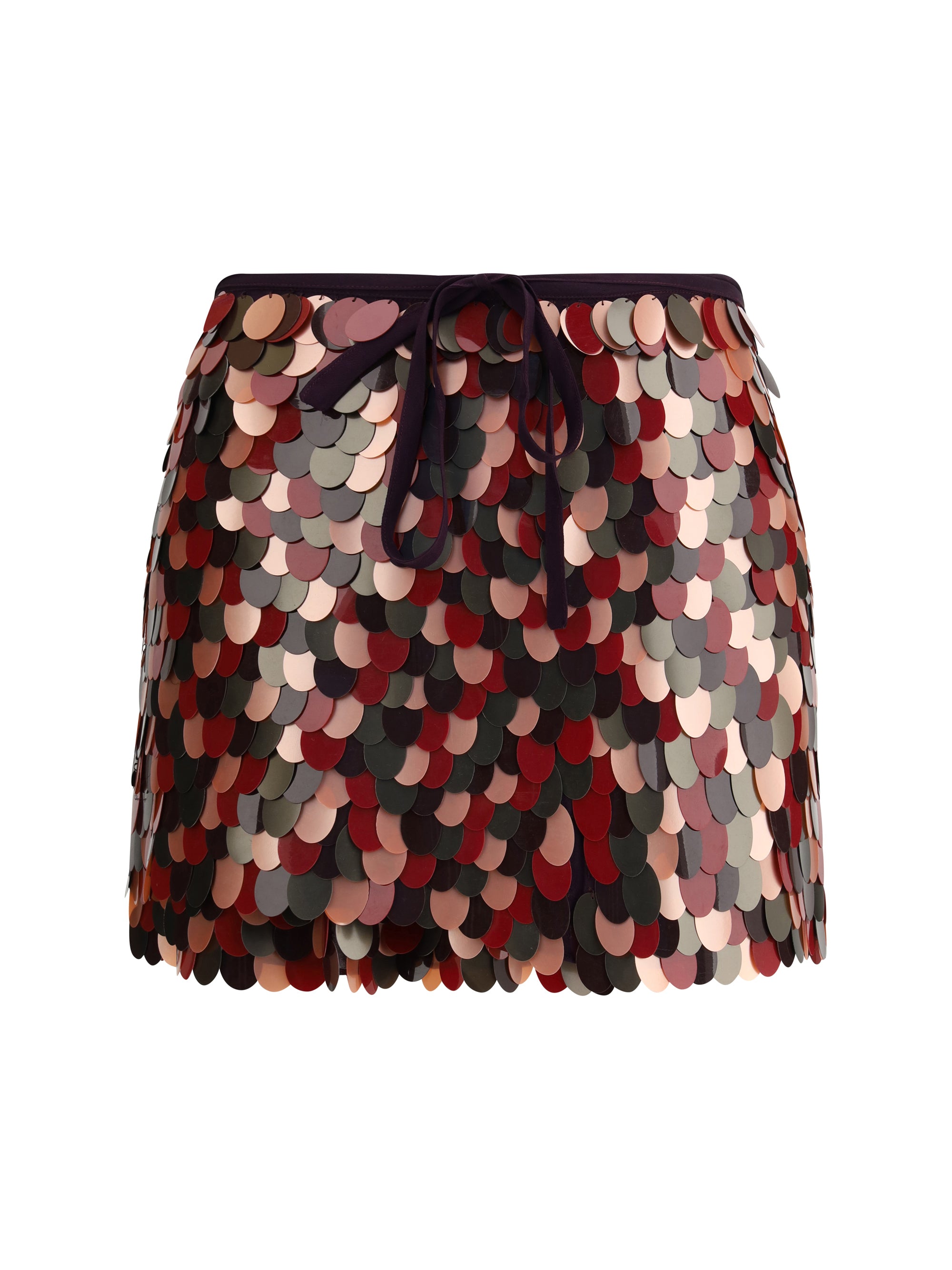 DRIES VAN NOTEN 38 maxi sequined miniskirt
