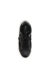 PINKO 36 yoko leather sneakers