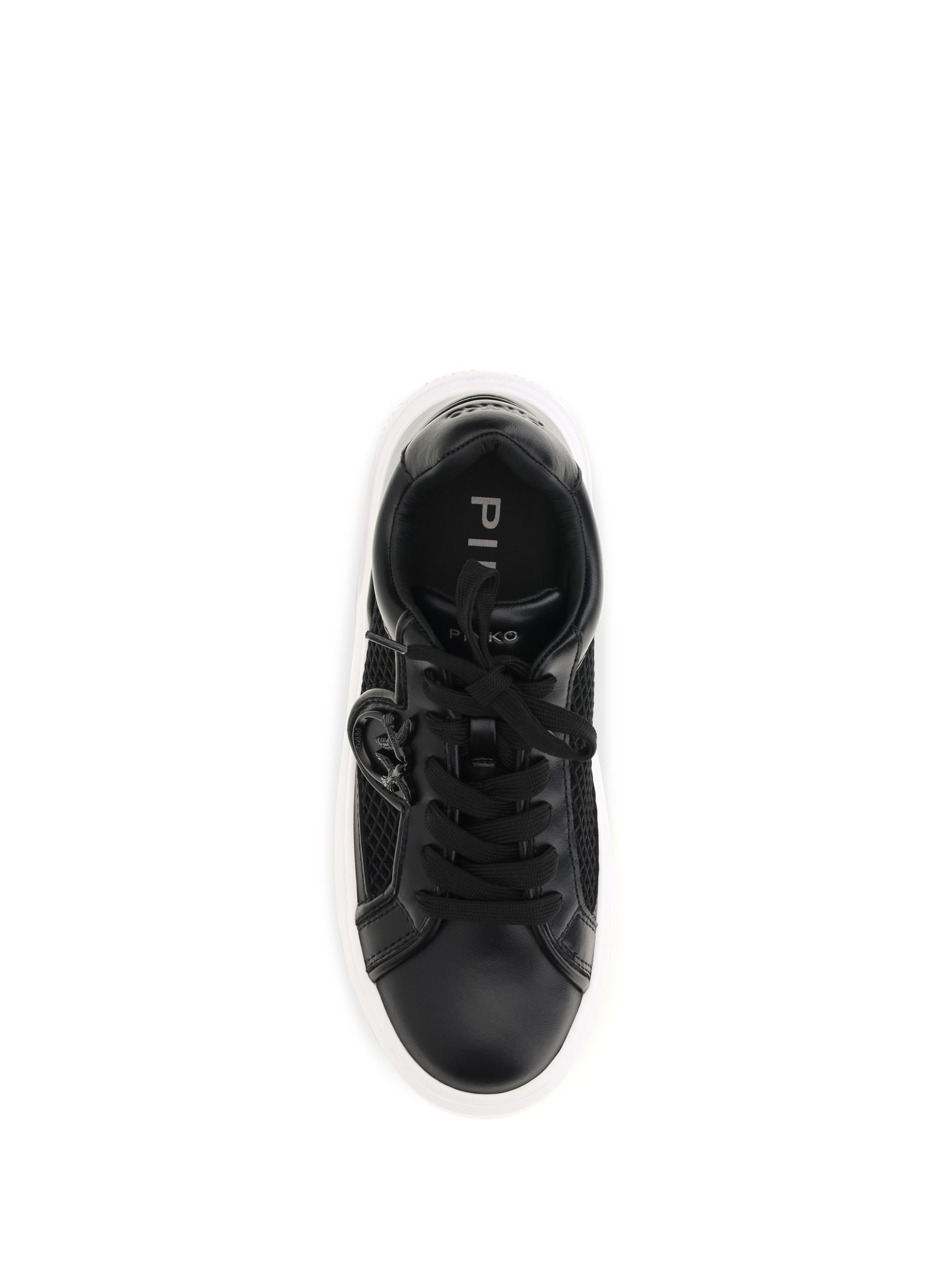 PINKO 36 yoko leather sneakers