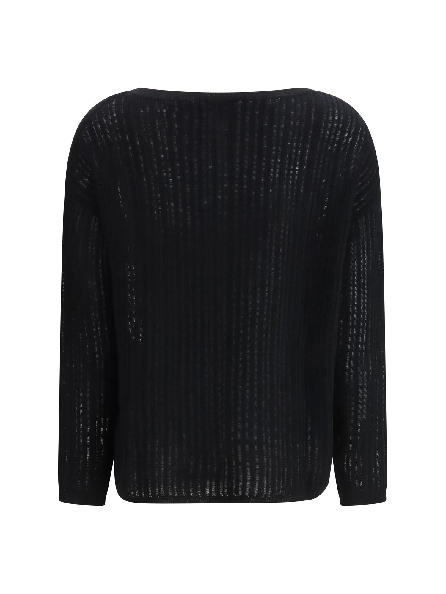 ALLUDE M rib-knit crew-neck sweater 