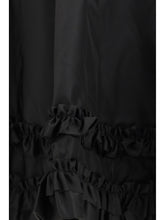 GANNI 34 duchesse nylon mini frill skirt