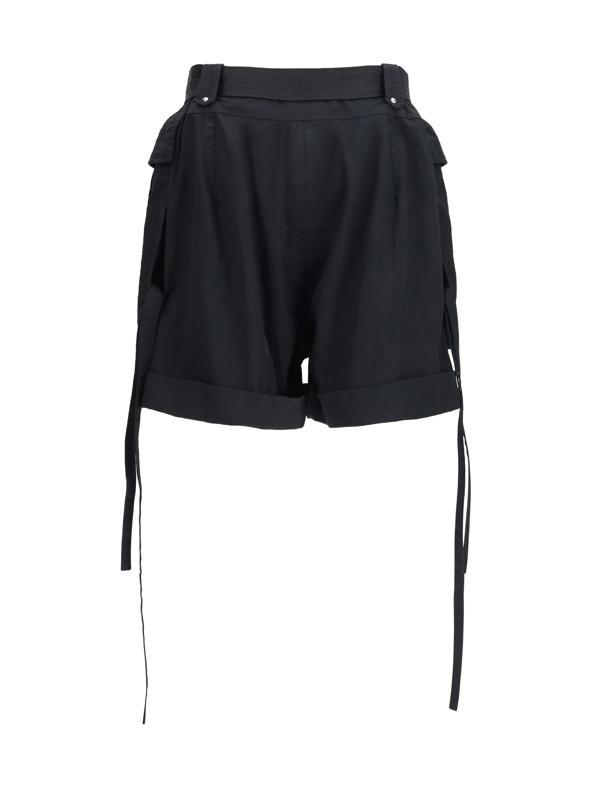 cotton shorts with belt