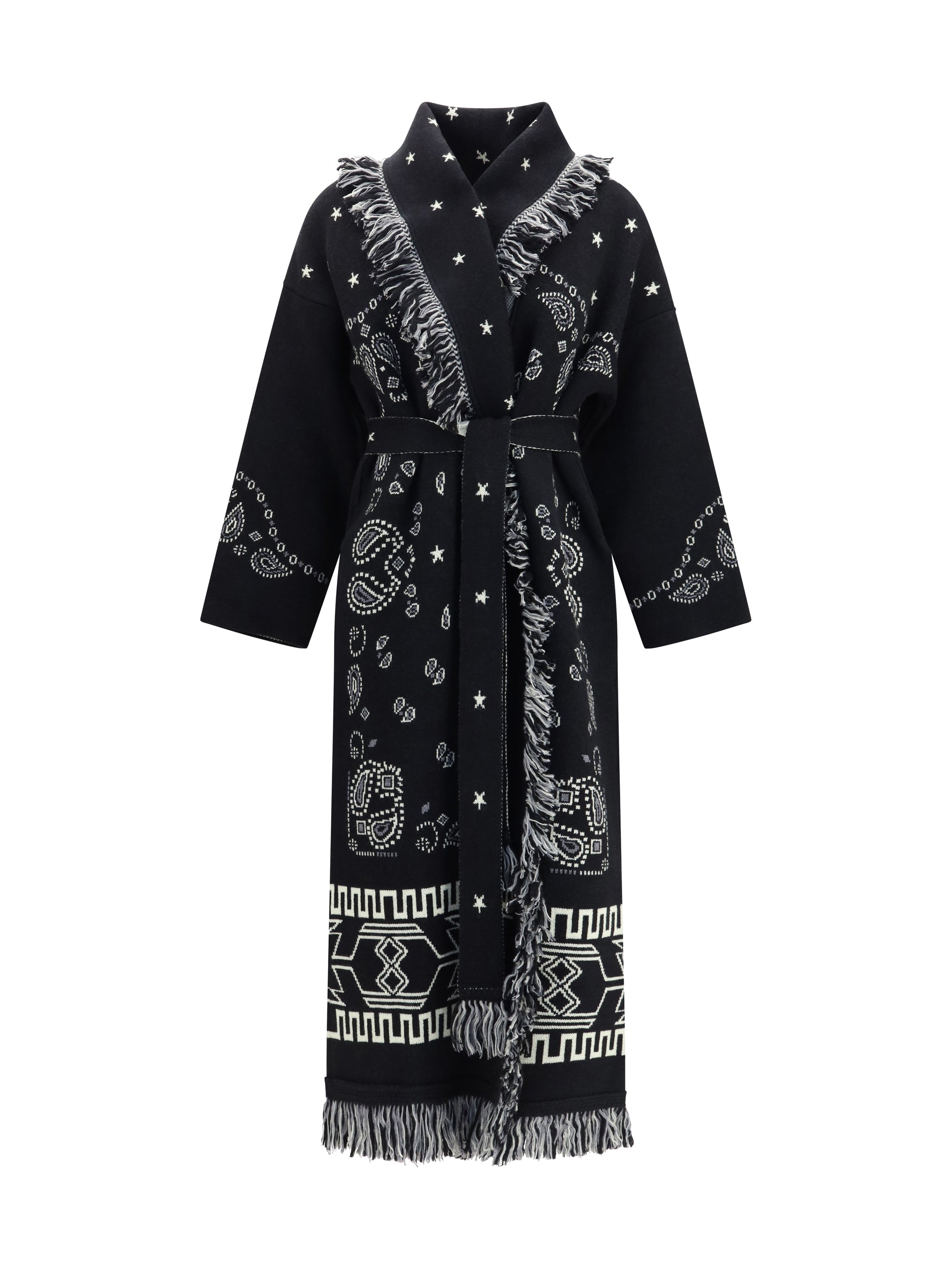 bandana jacquard coat