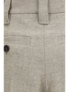 high-waisted pleated pants