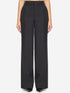 GUCCI 44 pinstriped wool trousers