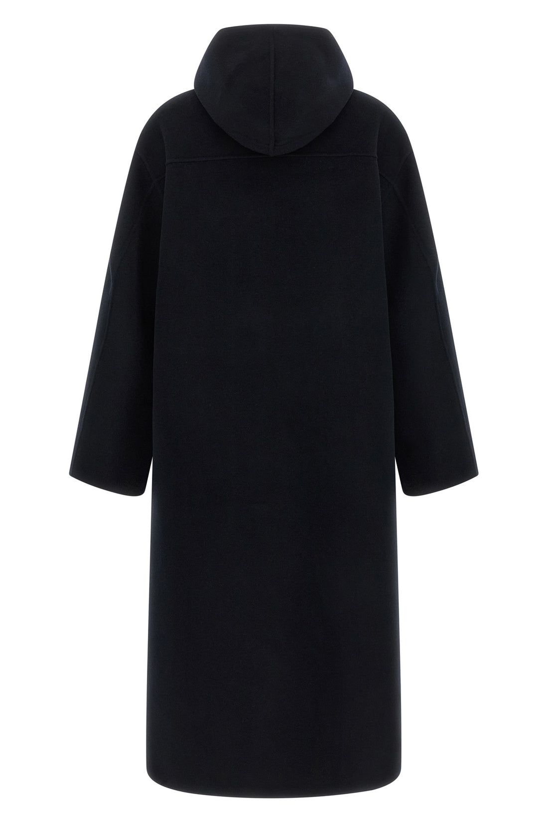 ROHE 36 the rohe duffle coat in wool and cashmere blend redefines the codes of outerwear