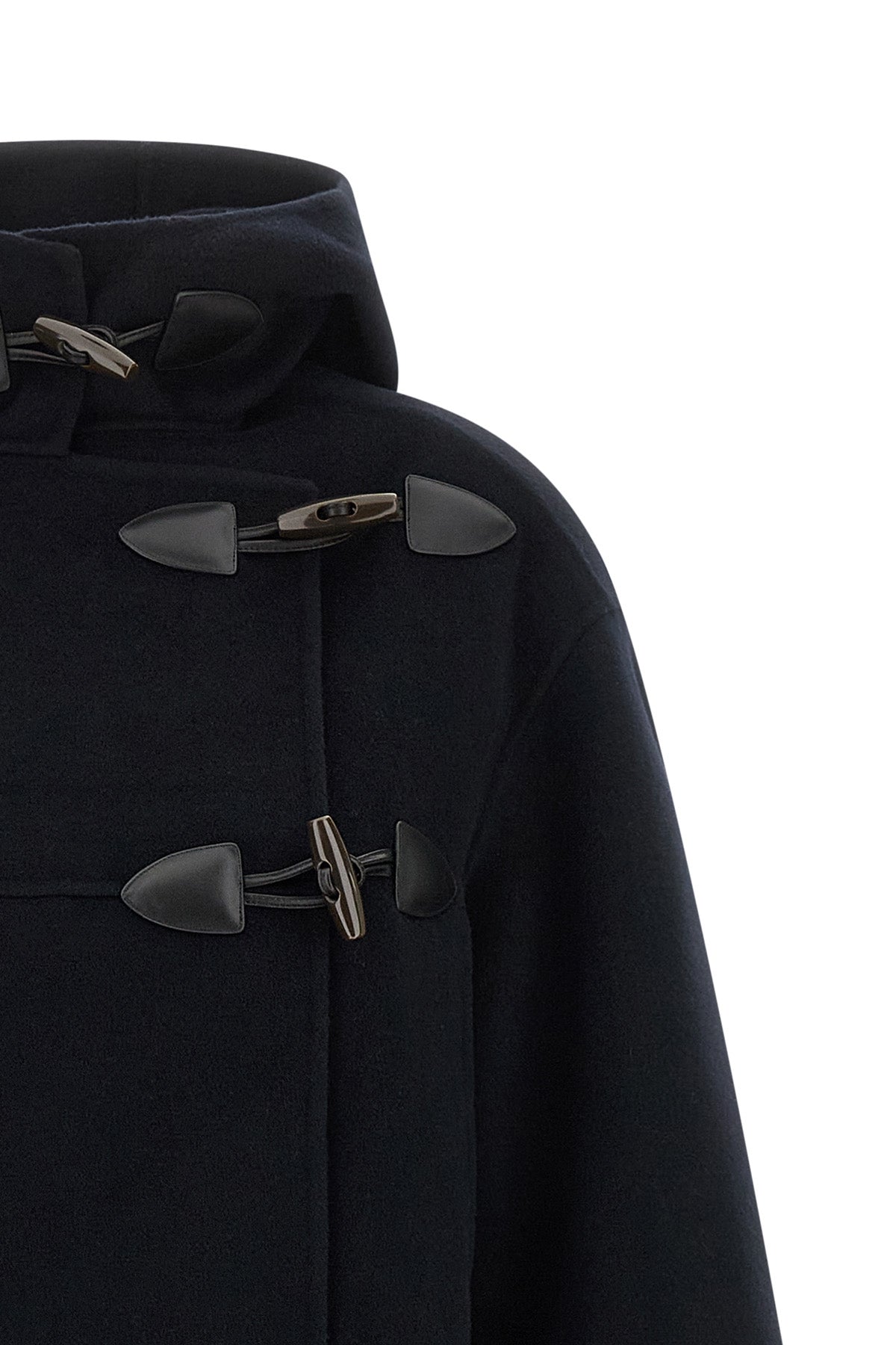 the rohe duffle coat in wool and cashmere blend redefines the codes of outerwear