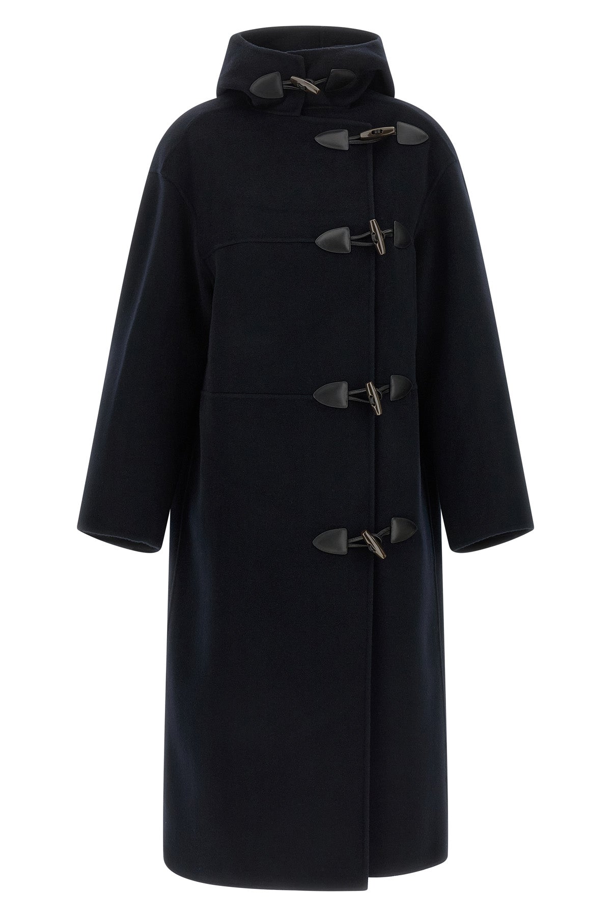 the rohe duffle coat in wool and cashmere blend redefines the codes of outerwear
