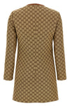 gg jacquard fabric mini dress