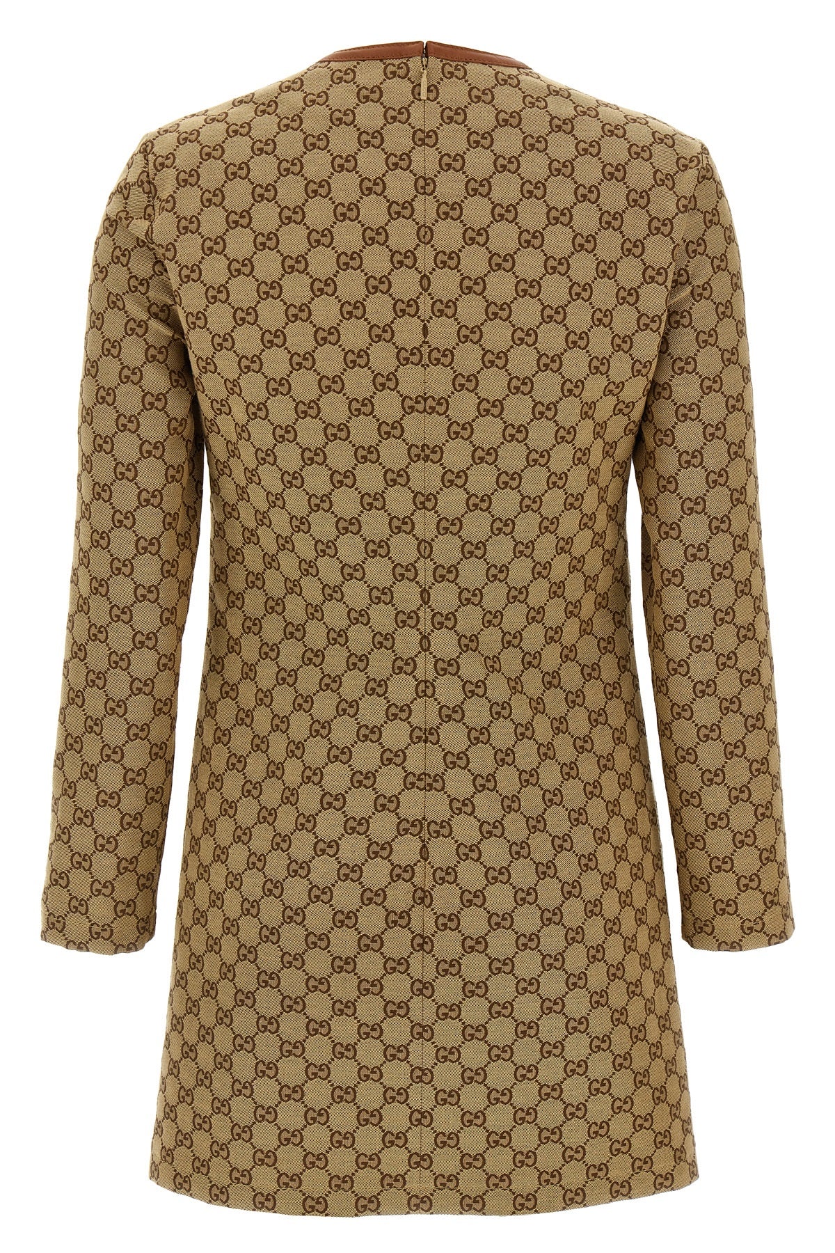 gg jacquard fabric mini dress