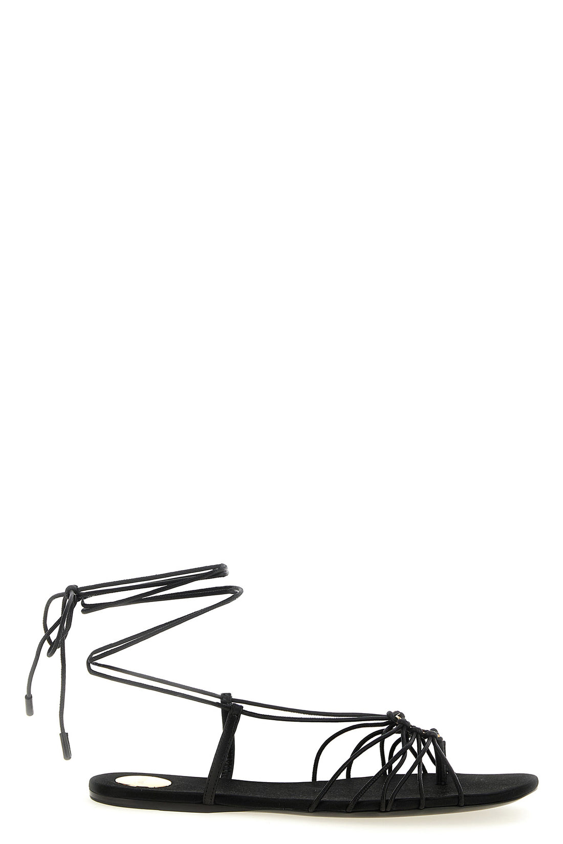 SAINT LAURENT 36 babylone leather sandals