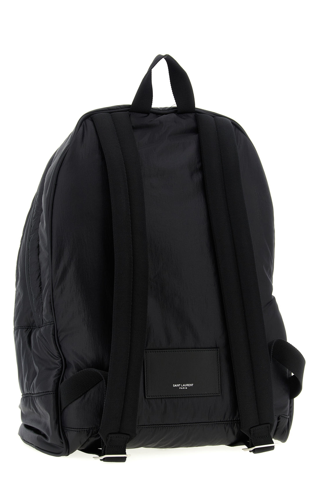 SAINT LAURENT OS city shiny nylon backpack