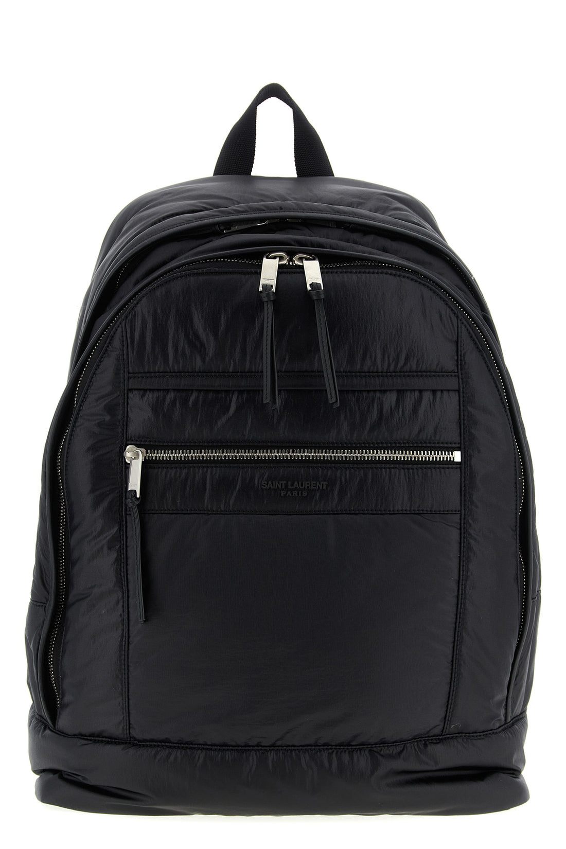 SAINT LAURENT OS city shiny nylon backpack