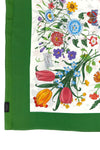 carré in silk twill