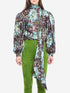 GUCCI 40 printed silk twill shirt