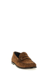 laurent suede loafers