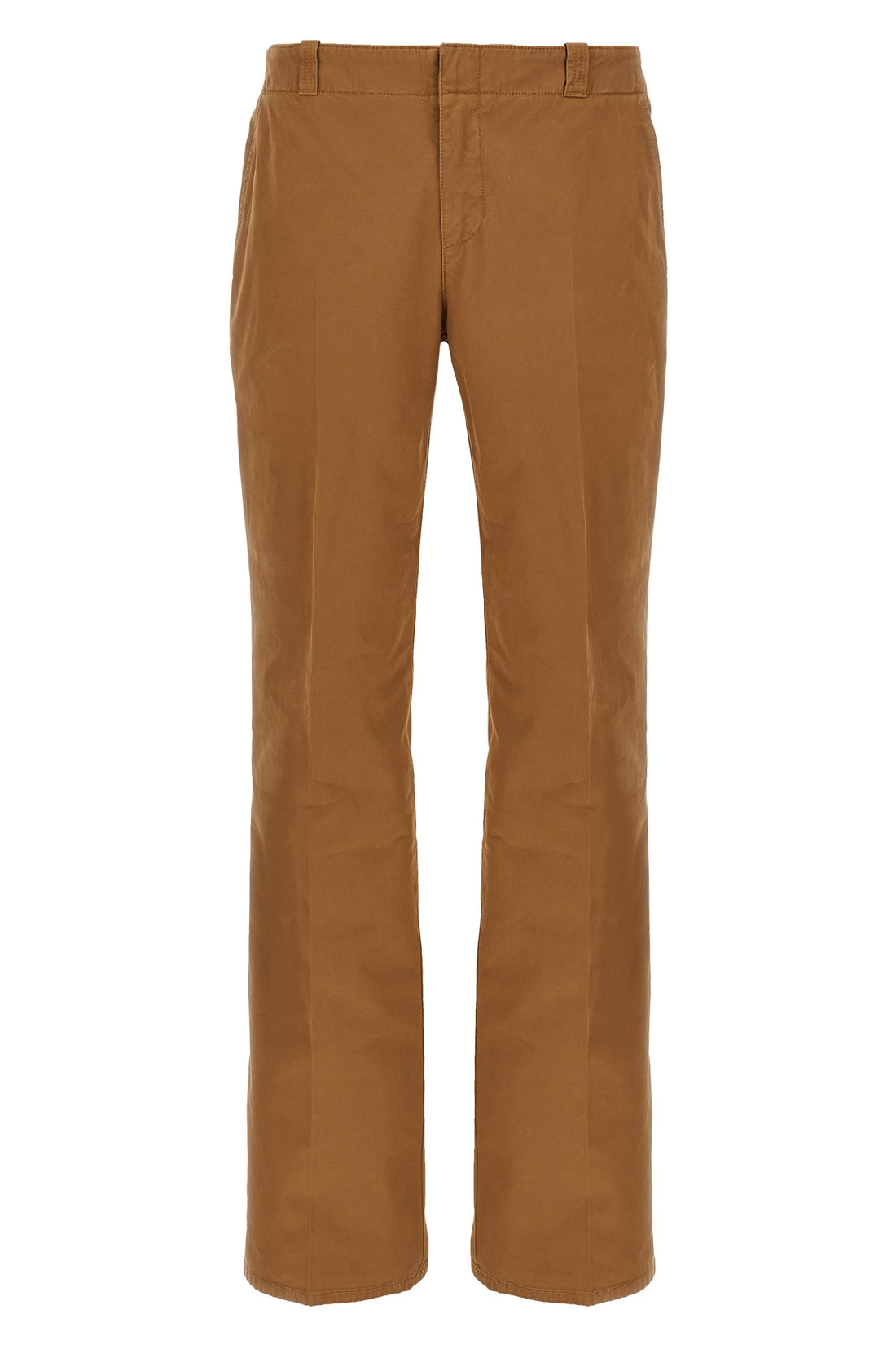 MCQUEEN 48 garment-dyed pants in cotton yarns