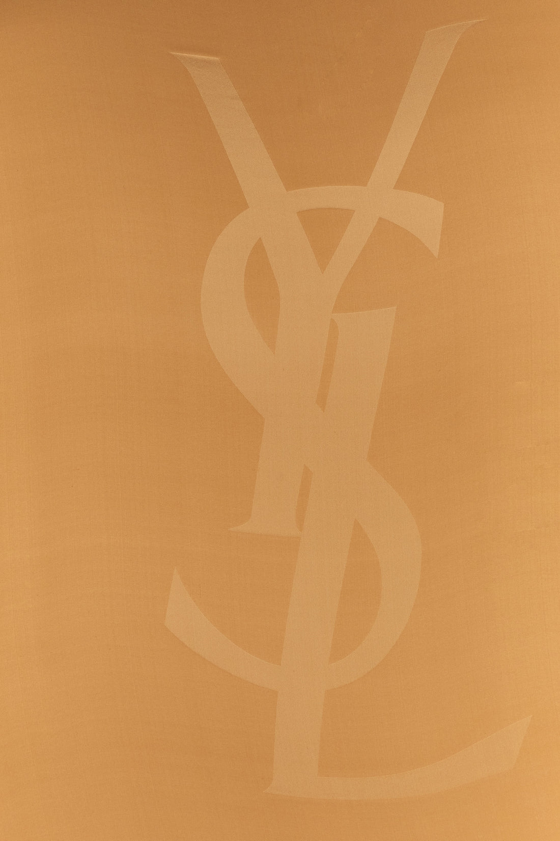 SAINT LAURENT OS semi-transparent silk charmeuse scarf