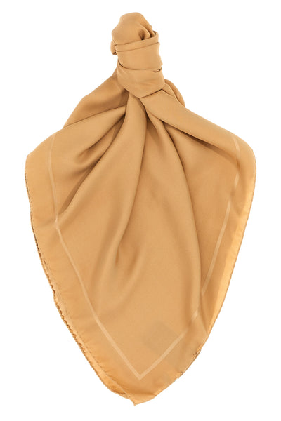 semi-transparent silk charmeuse scarf