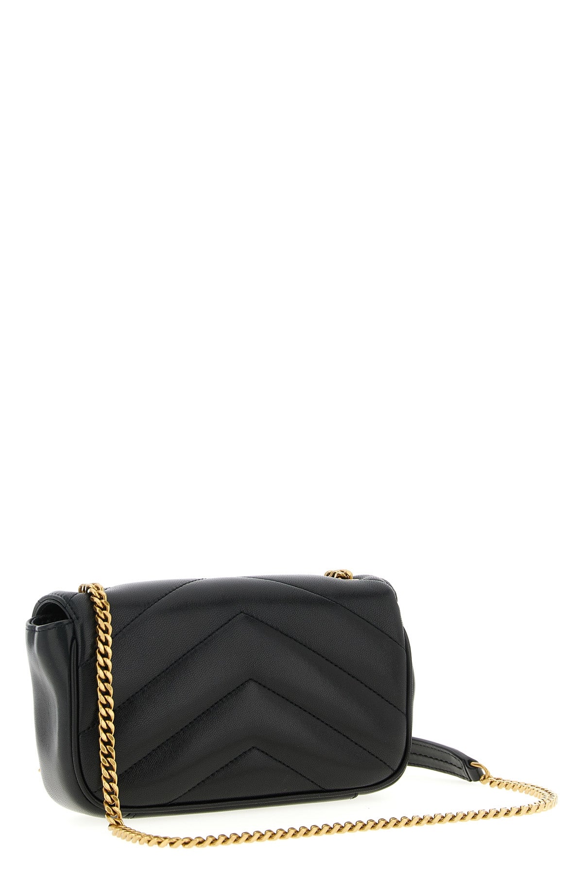 loulou mini crossbody bag in chevron quilted lamb leather