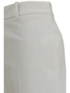 pants in cotton with embroidered logo