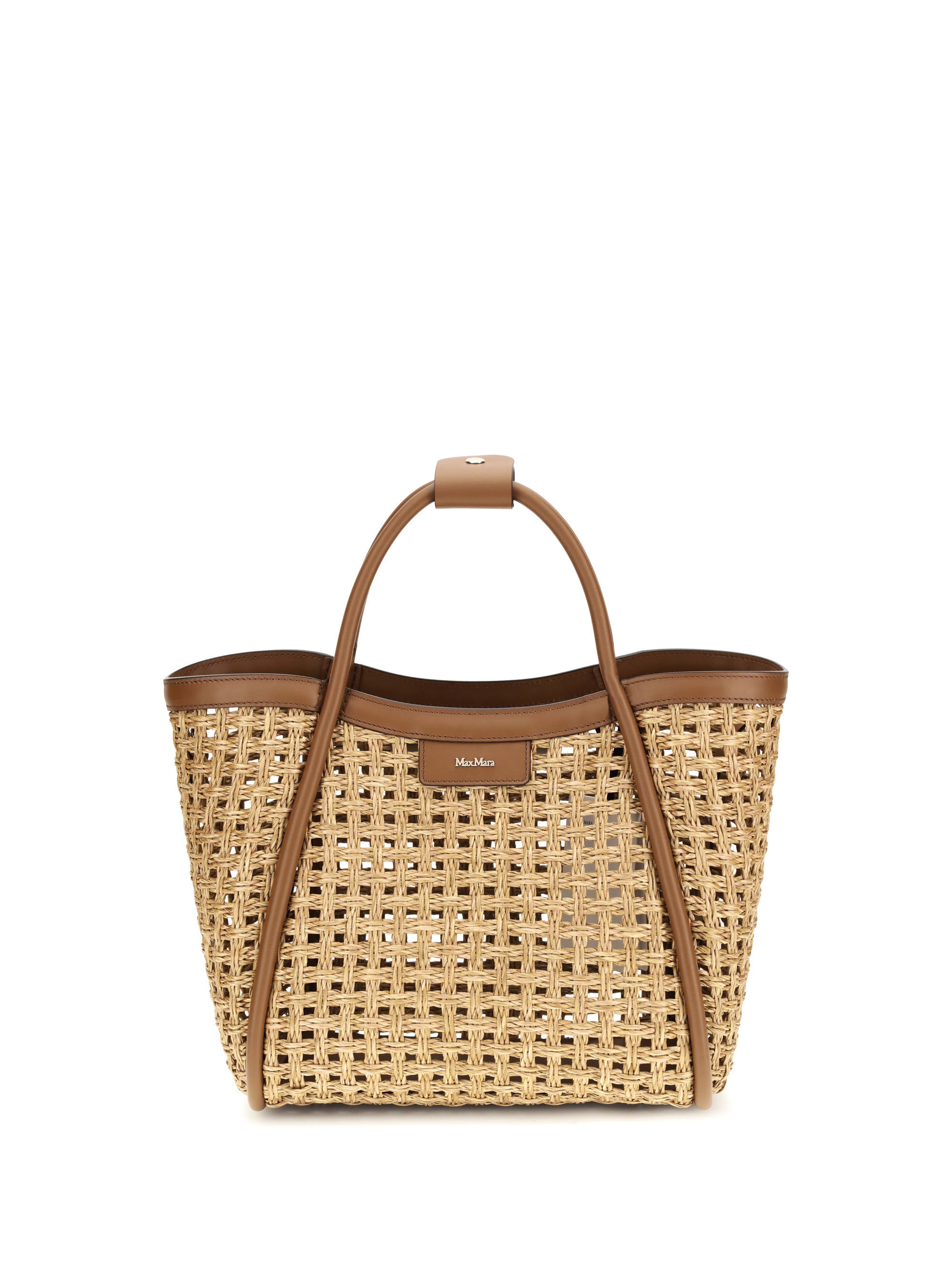 raffia marine tote bag