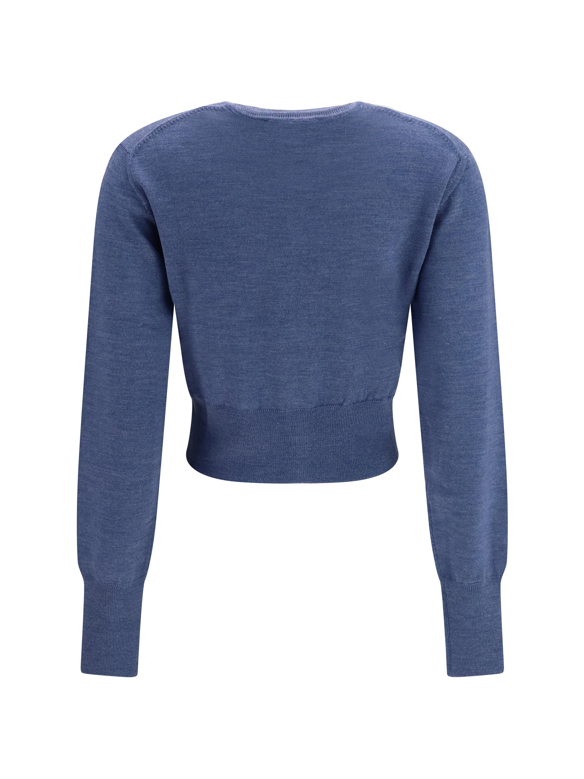 bea cropped wool cardigan