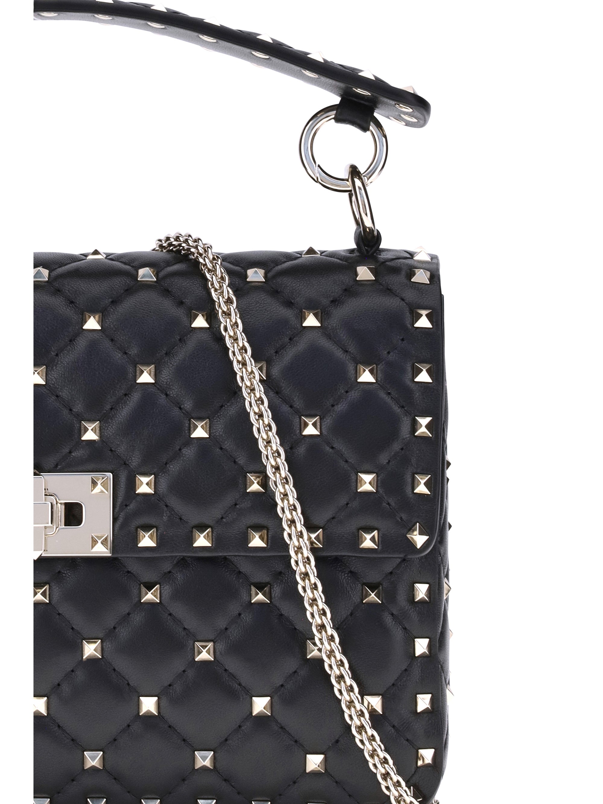 rockstud spike shoulder bag