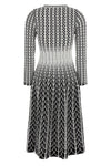 ludovica dress in stretch knit