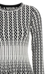 ludovica dress in stretch knit