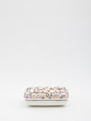 multi crystal embellished clutch bag