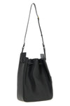 large leather bucket bag