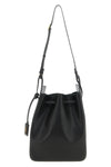 large leather bucket bag