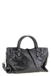 arena metallic lambskin le city m handbag