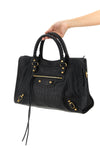 le city bag m leather handbag