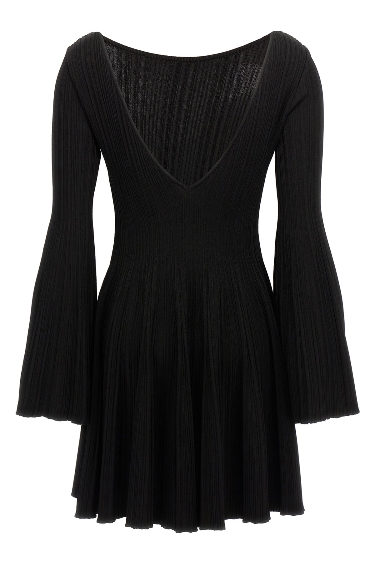 patty ribbed stretch knit dress